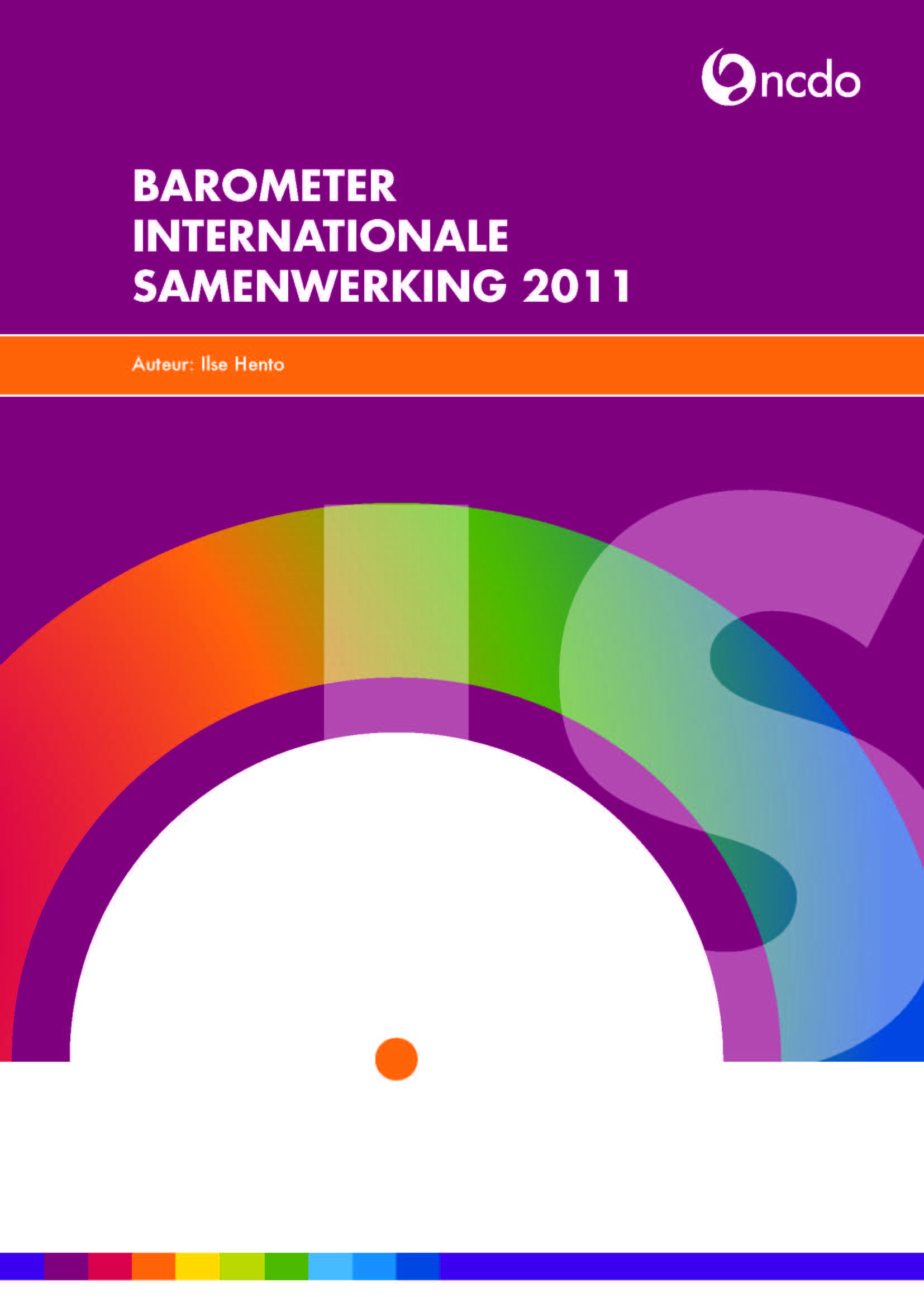 2011-Barometer Internationale Samenwerking 2011 omslag